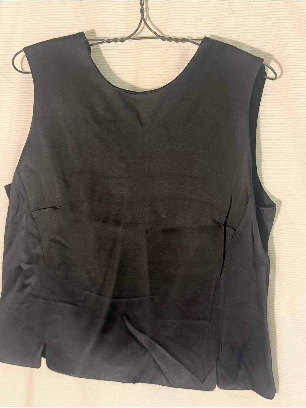Pendleton Classic Black Sleeveless Women's Top